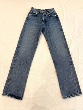 Agolde 90’s Pinch Waist Jeans Size 22 in colour Navigate